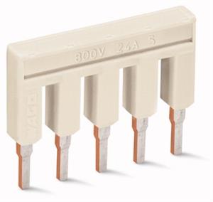 WAGO kambrug tbv rijgklem 5V raster 6,2mm (WA2004-405)