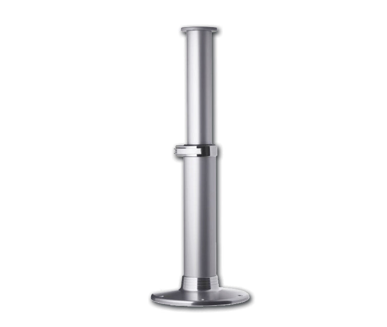 Zwaardvis tafelonderstel Triton 2D ø76/60mm H510-850 mm, voet dia 250mm (Z.65651)