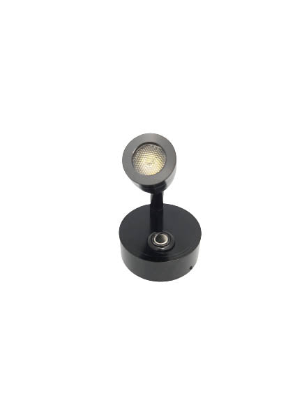 Hollex LED leeslamp Minispot zwart 12/24V 2W 160lm 3 kleuren dimbaar (010200)