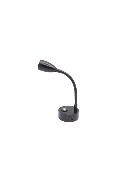 Hollex LED leeslamp Miniflex zwart 12/24V 2W 160lm 3 kleuren dimbaar (010203)