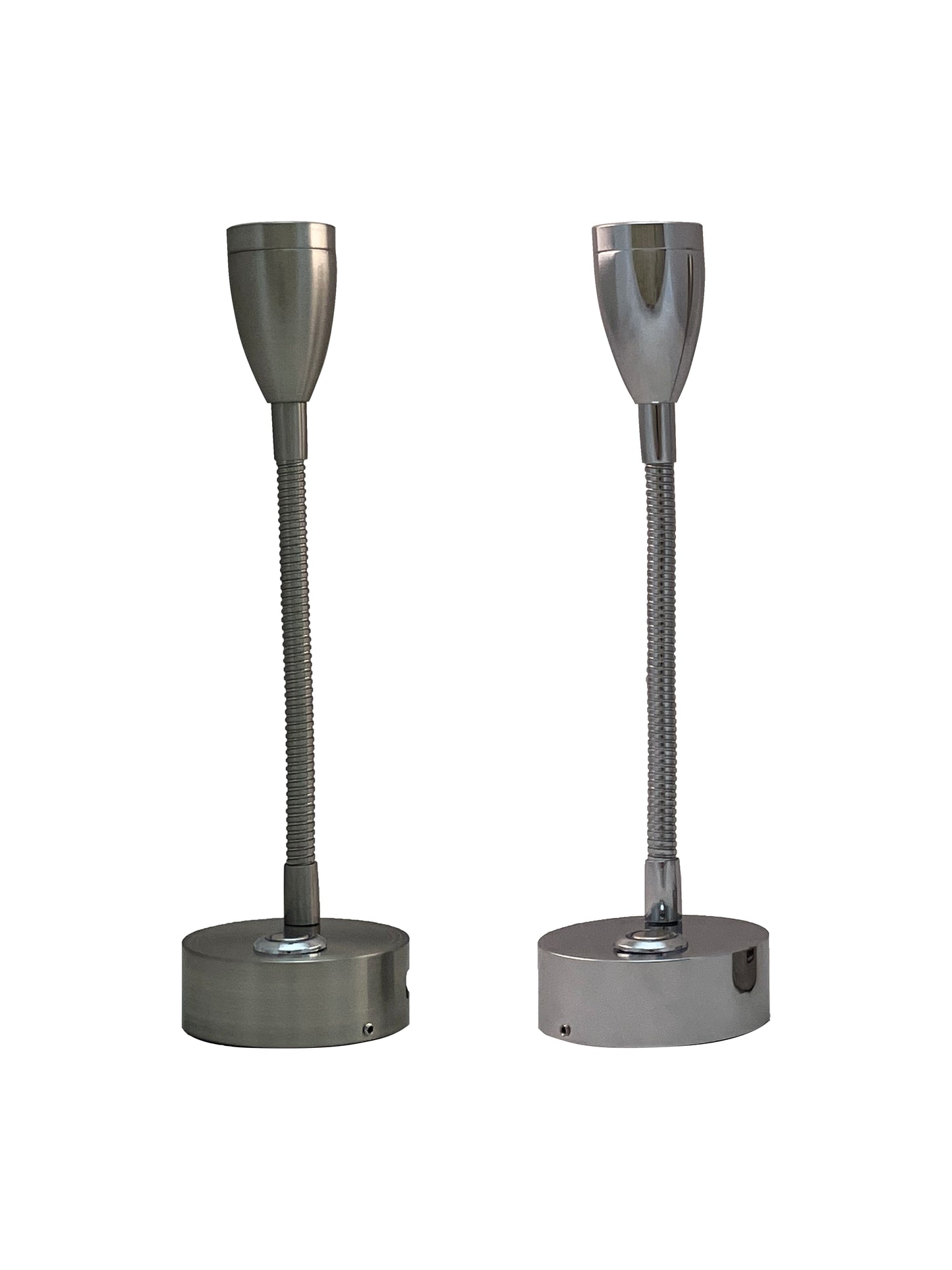 Hollex LED leeslamp Miniflex chroom 12/24V 2W 160lm 3 kleuren dimbaar (010204)