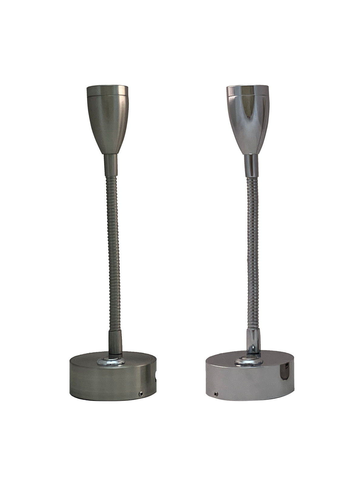Hollex LED leeslamp Miniflex chroom 12/24V 2W 160lm 3 kleuren dimbaar (010204)