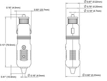 Blue Sea Systems 12VDC Plug met enkele verlengkabel (1012-BSS)