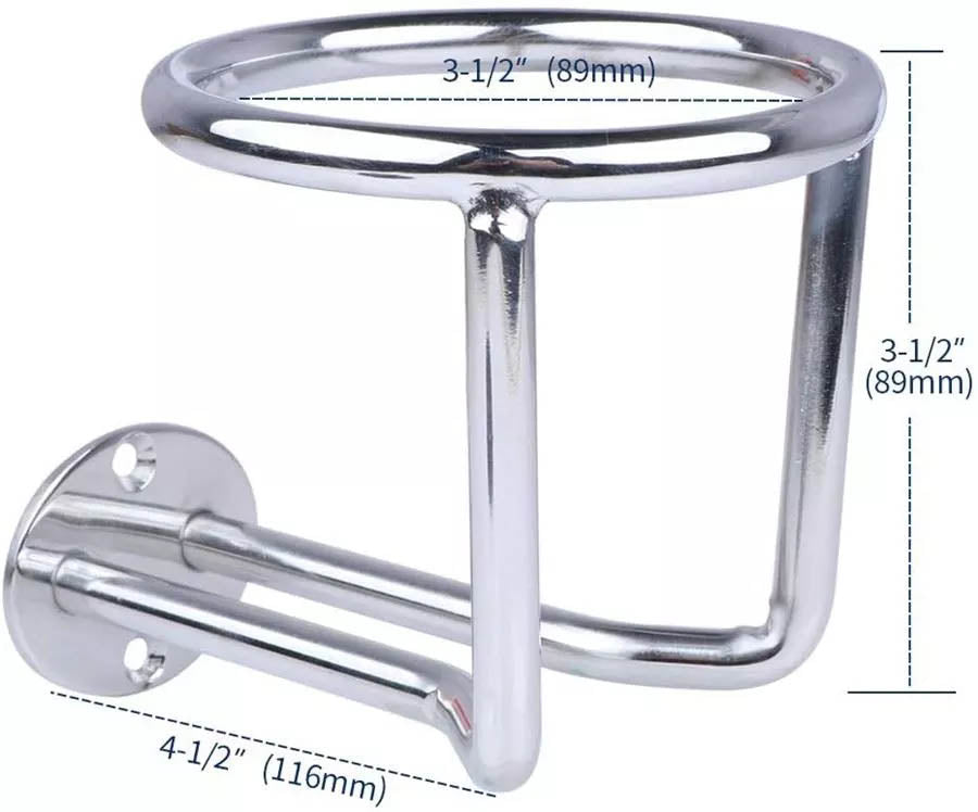 Hollex bekerhouder 116x88x88mm rvs316 (115102265)