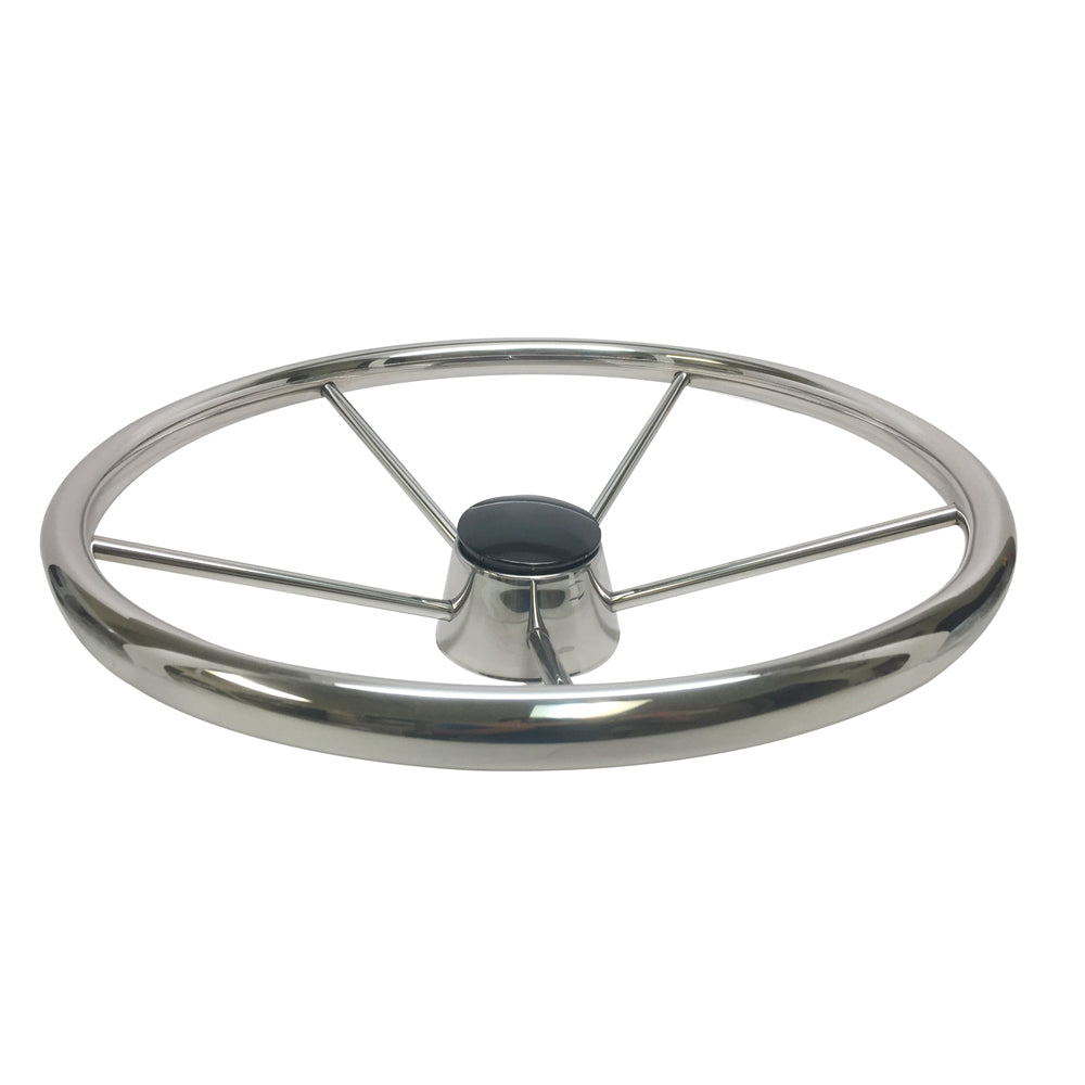 White Label Stuurwiel rvs 5 spaken 34,3cm (1558)