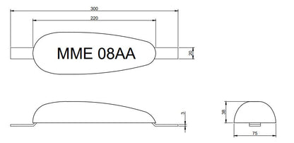 MME huid/roeranode aluminium MME08AA (1727)