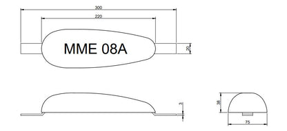 MME huid/roeranode aluminium MME08A (1737)
