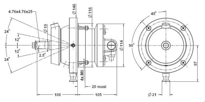 Lecomble & Schmitt stuurpomp TILT HB5-pomp 30cc (2203659)