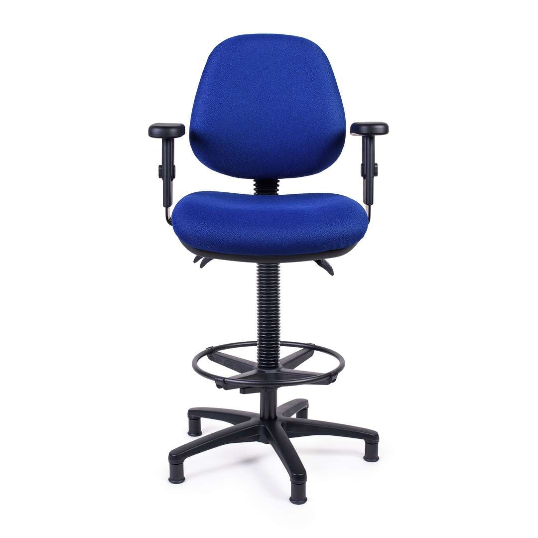 Hollex stuurstoel Delta I stof blauw (250211)