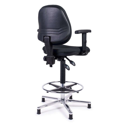 Hollex stuurstoel Delta II stof zwart (250215)