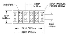 Blue Sea Systems aansluitblok/zelfstandig 4 circuits 30A (2504-BSS)