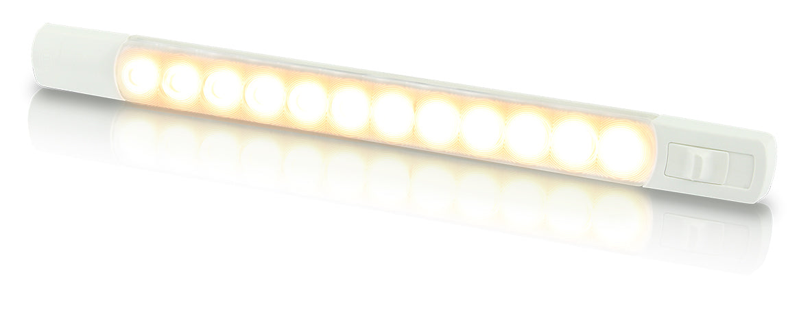 Hella surface strip lamp warm wit/blauw 12V schakelaar (2JA958 121-111)