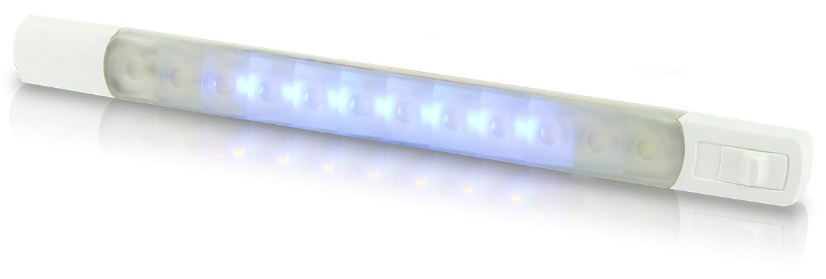 Hella surface strip lamp warm wit/blauw 24V schakelaar (2JA958 121-511)