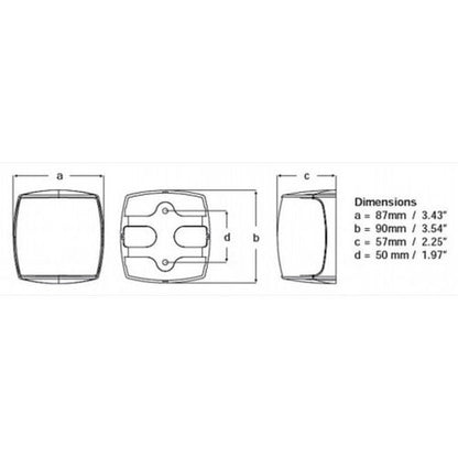 Hella NaviLED Pro HD tweekleuren zwart 2NM (2LT959 941-001)