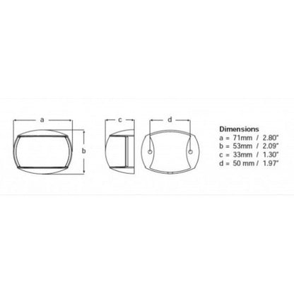 Hella NaviLED Compact bakboordlicht wit/helder 8-28V (2LT980 520-111)
