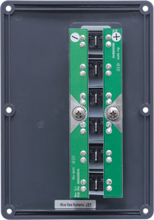Blue Sea Systems paneel schakelaar H2O CB 6 posities grijs (vervangt 4322B-BSS) (4322-BSS)