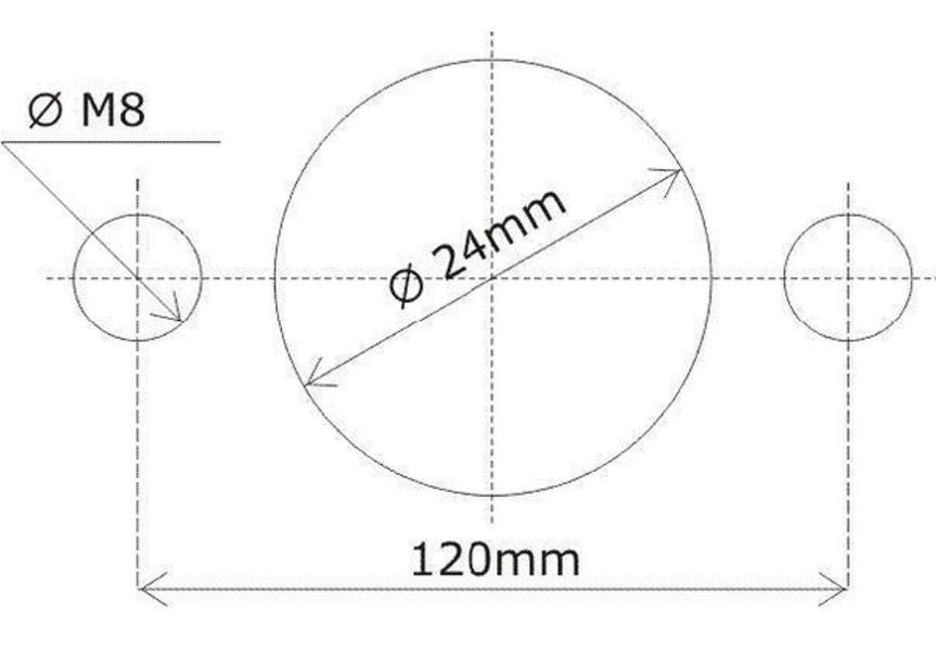 White Label Bipolar hoofdstroomschakelaar 48VDC/250A (443809)