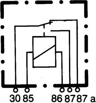 Hella relais 12V 20/40A wissel (4RD003 520-081)