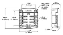 Blue Sea Systems zekeringblok ST-blade 6 circuits met afdekking (5028-BSS)