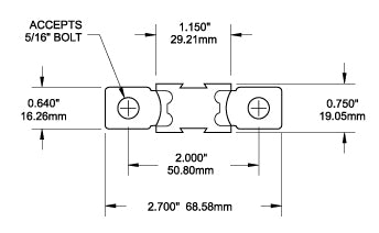 Blue Sea Systems zekering MEGA 200A/32V (5105-BSS)