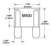 Blue Sea Systems zekering MAXI 30A (5138-BSS)
