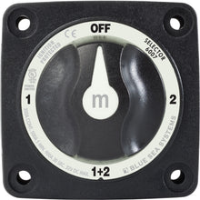 Blue Sea Systems Blue Sea Systems-accuschakelaar M-serie selector 4-standen rood (6007-BSS)