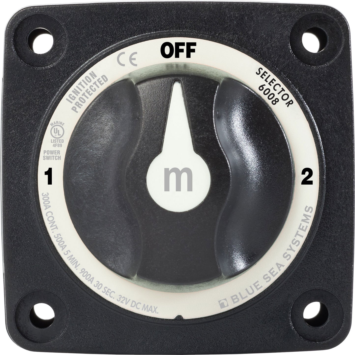 Blue Sea Systems Blue Sea Systems-accuschakelaar M-serie selector 3-standen (6008-BSS)