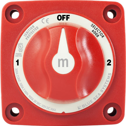 Blue Sea Systems Blue Sea Systems-accuschakelaar M-serie selector 3-standen (6008-BSS)