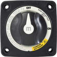 Blue Sea Systems Blue Sea Systems-accuschakelaar M-serie dubbele circuit plus rood (6011-BSS)