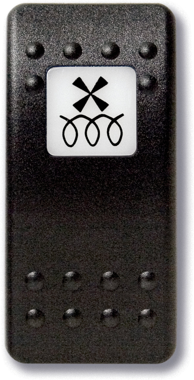 Mastervolt waterdichte schakelaar (alleen knop) Warmelucht Ventilator (70906623)