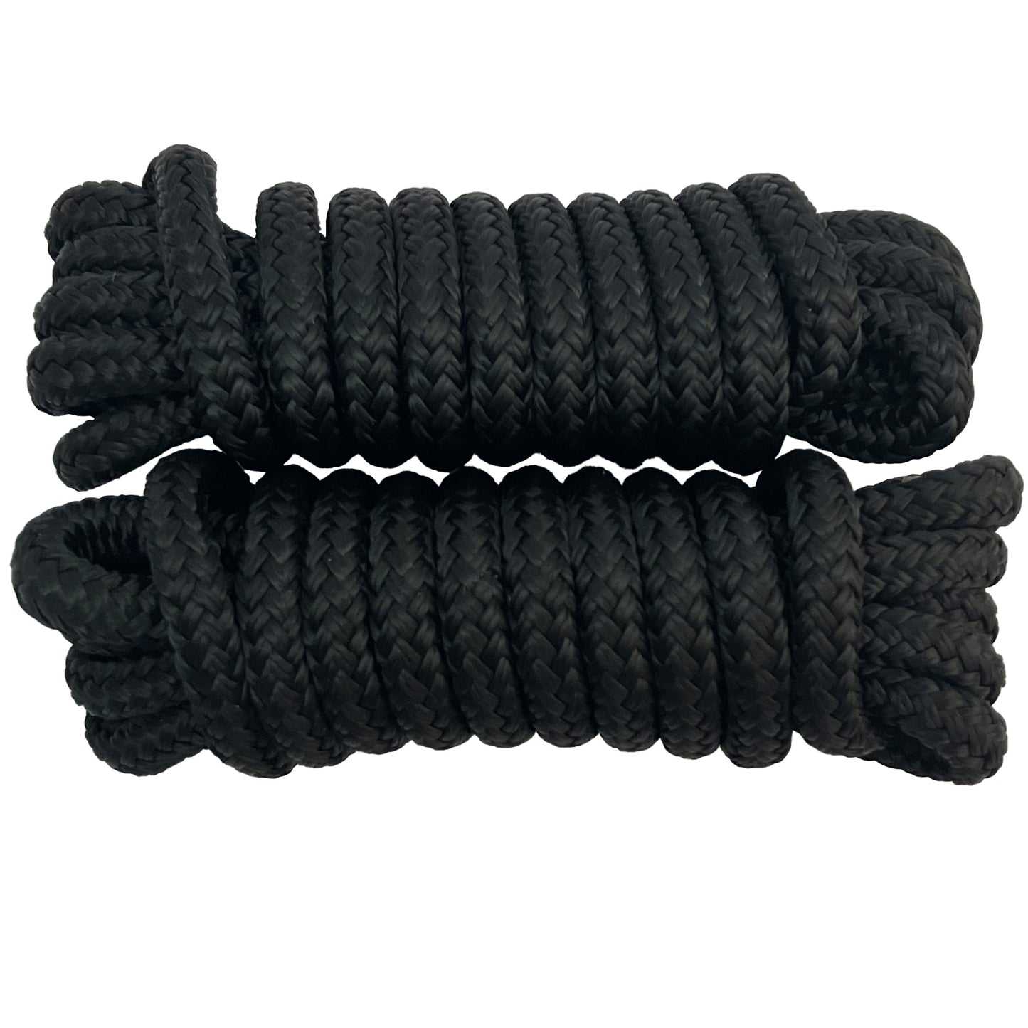 Hollex fenderlijn 10mm zwart 16 strengen L=1,5mtr (2) (FLZ10015PP)