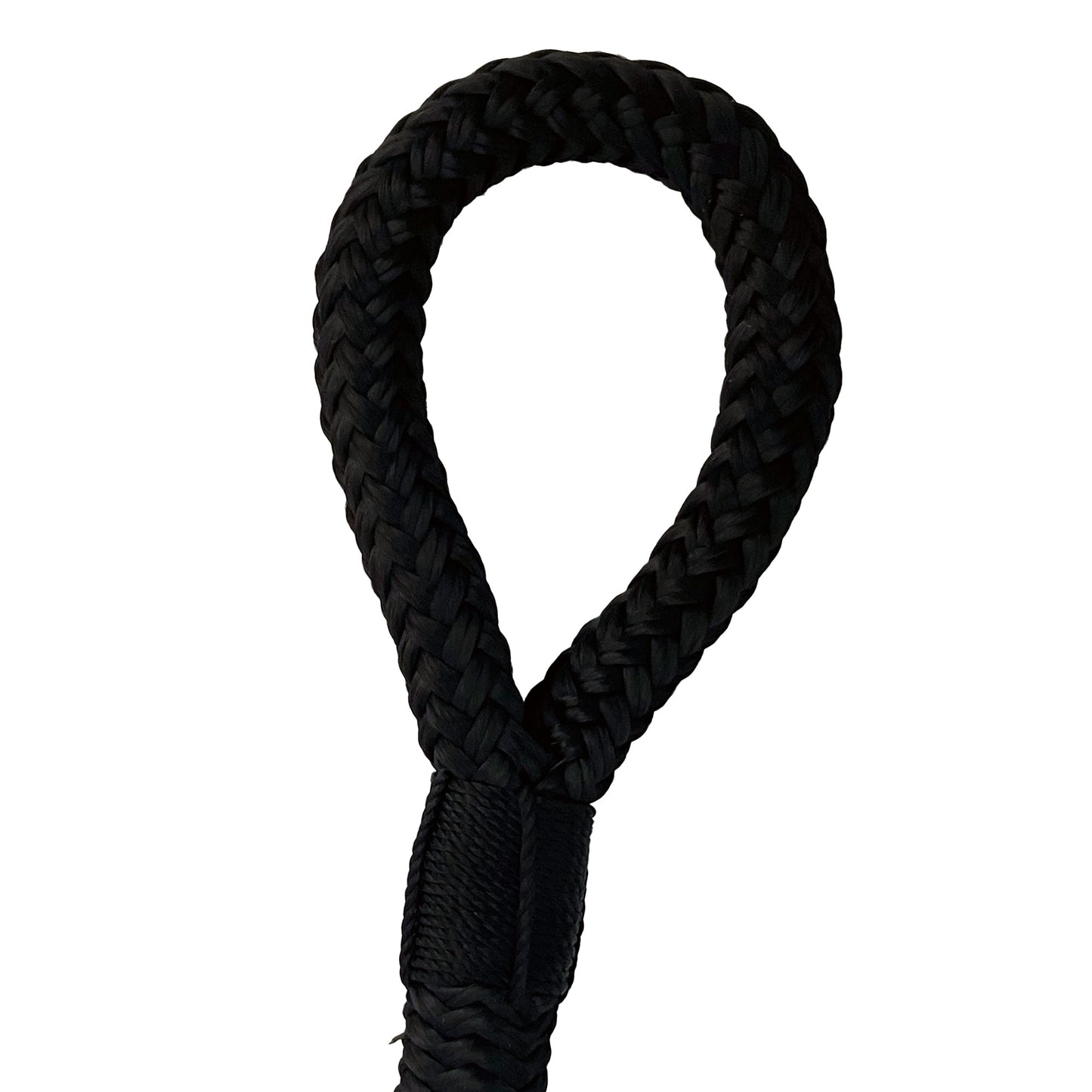Hollex fenderlijn 10mm zwart 16 strengen L=1,5mtr (2) (FLZ10015PP)