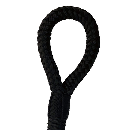 Hollex fenderlijn 10mm zwart 16 strengen L=1,5mtr (2) (FLZ10015PP)