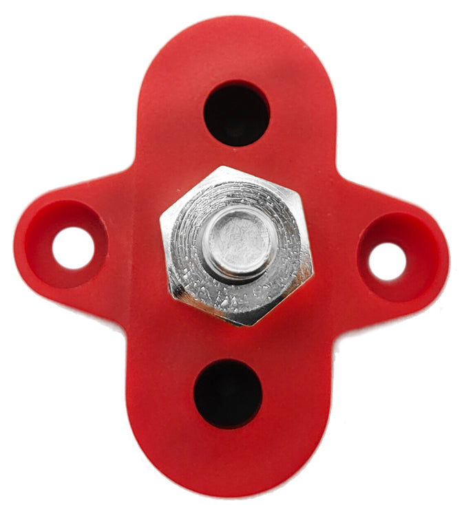 Hollex aansluitstud enkelvoudig M6 rood (HSE6R)