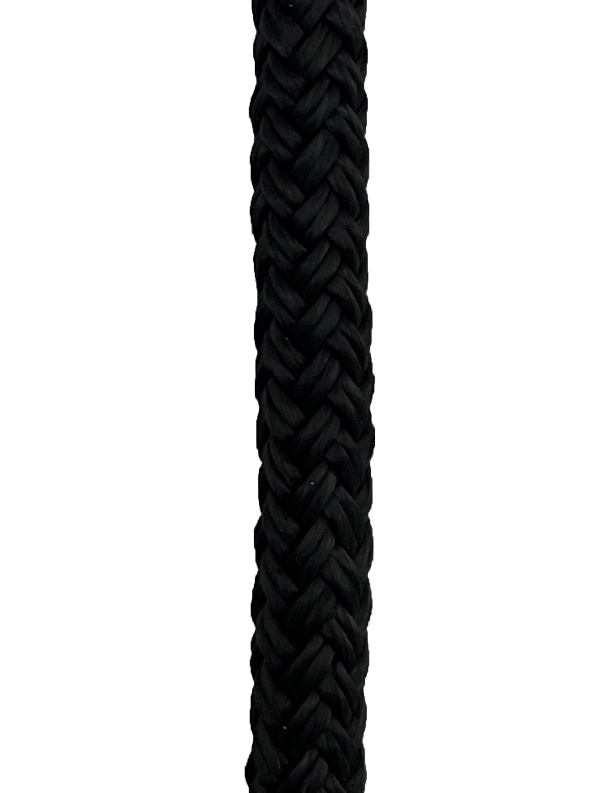 Hollex landvast zwart 10mm 16 strengen L=6mtr (LVZ1006PP)