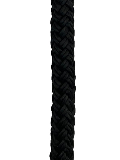 Hollex landvast zwart 10mm 16 strengen L=6mtr (LVZ1006PP)