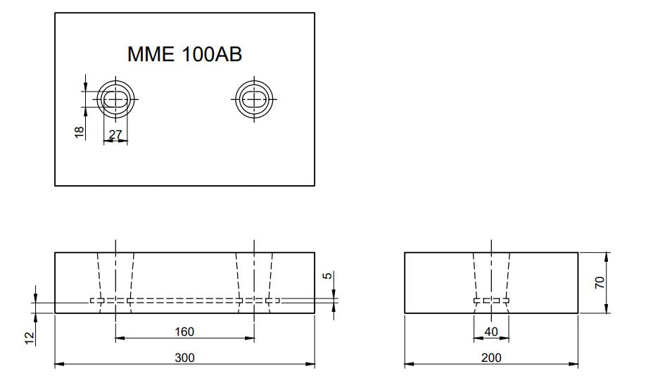 MME huid/roeranode aluminium MME100AB (MME100AB)