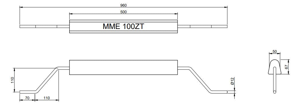 MME tankanode zink MME100ZT (MME100ZT)