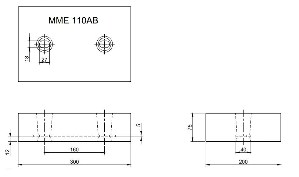 MME huid/roeranode aluminium MME110AB (MME110AB)