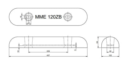 MME huid/roeranode zink MME120ZB (MME120ZB)