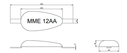 MME huid/roeranode aluminium MME12AA (MME12AA)