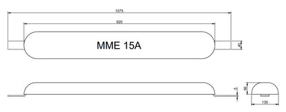 MME huid/roeranode aluminium MME15A (MME15A)