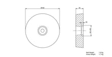 MME huid/roeranode aluminium MME16AB (MME16AB)