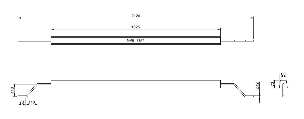 MME tankanode aluminium MME173AT (MME173AT)
