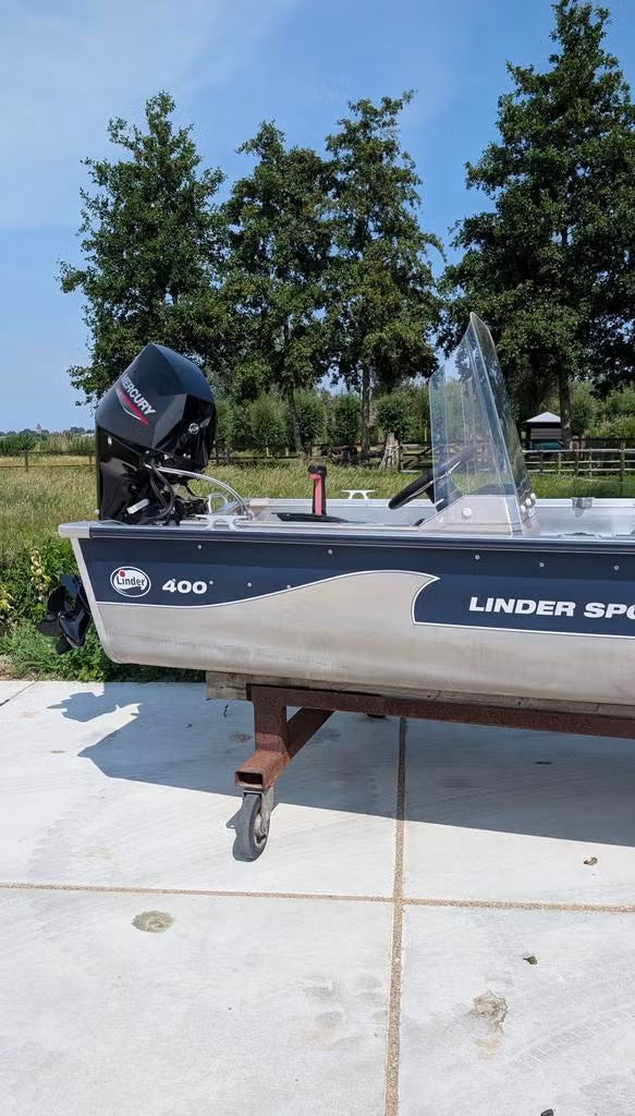 Linder Sportsman 400 + Mercury 20 pk